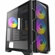 Antec AX1000 Mid Tower Gaming Case, 1 x USB Type-C / 2 x USB 3.0, Tempered Glass Side Window Panel, High Airflow Mesh Front, 4 x Pre-Installed ARGB LED Fans, E-ATX, ATX, Micro-ATX , ITX Compatible - Image 3