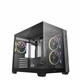 DeepCool CG330 3F ARGB Dual-Chamber Micro-ATX Tower Case, Tempered Glass Panels, 3 x 120mm ARGB Fans, USB 3.0, ITX/Micro-ATX, Black - Image 3