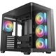DeepCool CG530U 4F Case,Black, Mid- Tower, 2x USB 3.0, Tempered Glass Side Window Panel, ITX/Micro ATX/ATX - Image 3