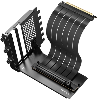Antec RTX50 PCIe 5.0 Riser Cable with 90 degree Bracket Mount, Black, Designed To Allow Vertical Mounting Of A Graphics Card - Image 2