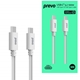 Prevo USB 3.2 100W C to C cable, 20V/5A, 10GB/20GB/s, White, Superior Design & Performance, Retail Box Packaging - Image 3