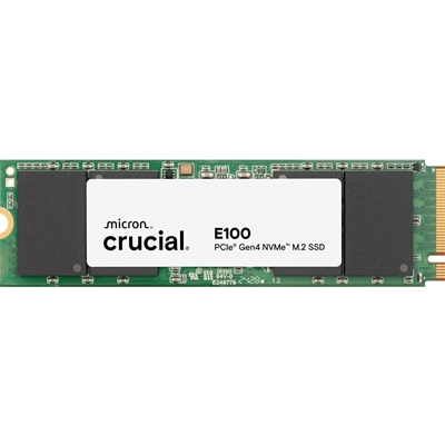 Crucial (CT1000E100SSD8) E100 1TB PCIe Gen4 NVMe M.2 SSD, Sequential Write 4,500 MB/s, Sequential Read 5,000 MB/s - Image 2