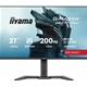 iiyama G-Master Red Eagle gaming monitor GB2771QSU-B1 27" Black, Height Adjustable, QHD Resolution, Ultra Slim Bezel, IPS, 200Hz, 0.5ms, Nvidia G-Sync, HDMI, Display Port, USB Hub - Image 3