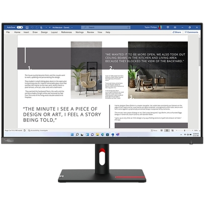 Lenovo ThinkVision S27i-30, 27 Inch, Full HD (1920 x 1080), 100Hz, 4ms, 16:9, WLED Monitor - Image 2