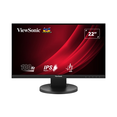 Viewsonic VG Series VG2208A LED Monitor 22 Inch With USB Hub, 1920 x 1080, Full HD Black, 100Hz, 5ms, HDMI, DisplayPort - Image 2