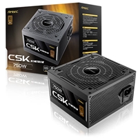 Antec CSK DC 750W PSU, 80+ Bronze, Fully Wired, Antec's 5-year warranty