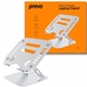Prevo Aluminium Alloy Laptop Stand, Fit Devices from 11 to 17 Inches, Non-Slip Silicone, Height and Angle Adjustable - Image 3