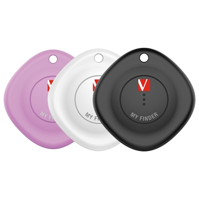 Verbatim (32132) MYF-03 My Finder Bluetooth Item Finder 3 Pack Black /White / Purple - Image 2