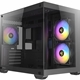 Antec CX600M ARGB Mini-Tower Gaming Case, 1 x USB 3.0 / 1 x USB 2.0, Tempered Glass Front and Side Window Panel, Dual-Chamber Design, 3 x Pre-Installed ARGB LED Fans, Micro-ATX, ITX Compatible - Image 3