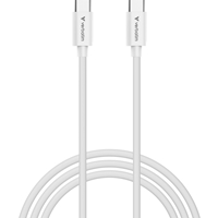 Verbatim (32409) Essentials Sync & Charge 3m USB-C to C Cable, 100W PD, 480Mbps, USB Power Delivery 3.0 Supports Up To 100W Fast Charging