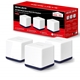 Mercusys Halo H50G (3-pack) AC1900 Whole Home Mesh Wi-Fi System, 600 Mbps at 2.4 GHz + 1300 Mbps at 5 GHz, 3x Internal Antennas, 3x Gigabit Ports per Unit, Halo App, One Unified Network, Seamless Roaming - Image 3