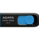 Adata UV128 64GB USB 3.2 Gen 1 Flash Drive, Capless Design, Black/Blue - Image 3