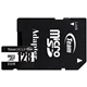 Team 128GB Micro SDXC UHS-1 Class 10 Flash Card with Adapter - Image 3