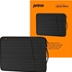 Prevo 15.6 Inch Laptop Sleeve, Side Pocket, Cushioned Lining, Black - Image 3