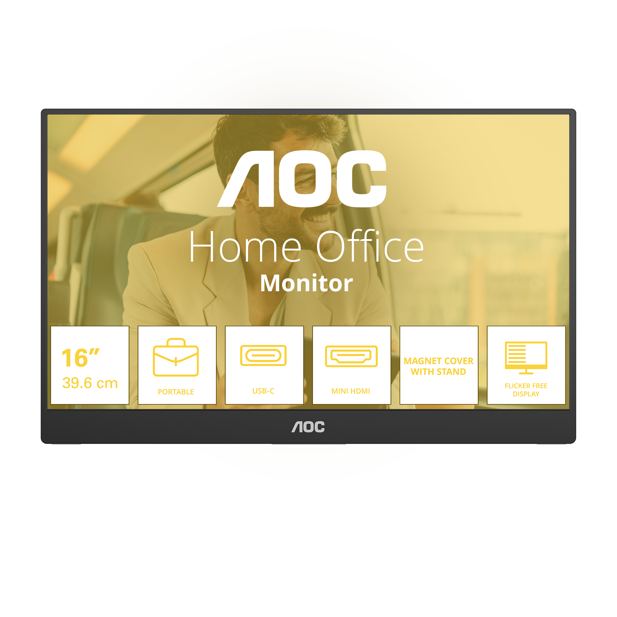 AOC 15.6 IPS MONITOR SPK USB-C 16T20E2