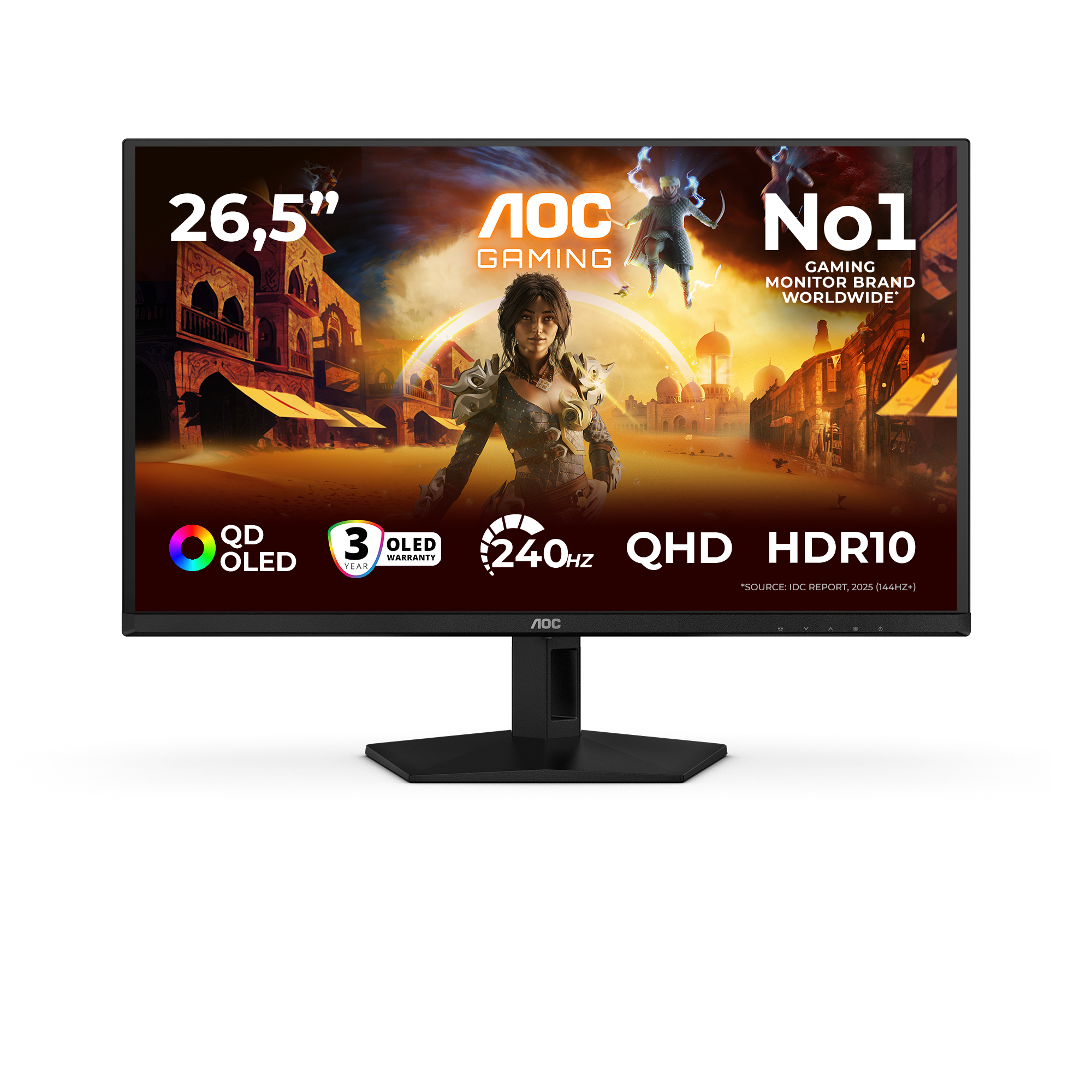AOC 26.5 QD-OLED MONITOR Q27G41ZDF