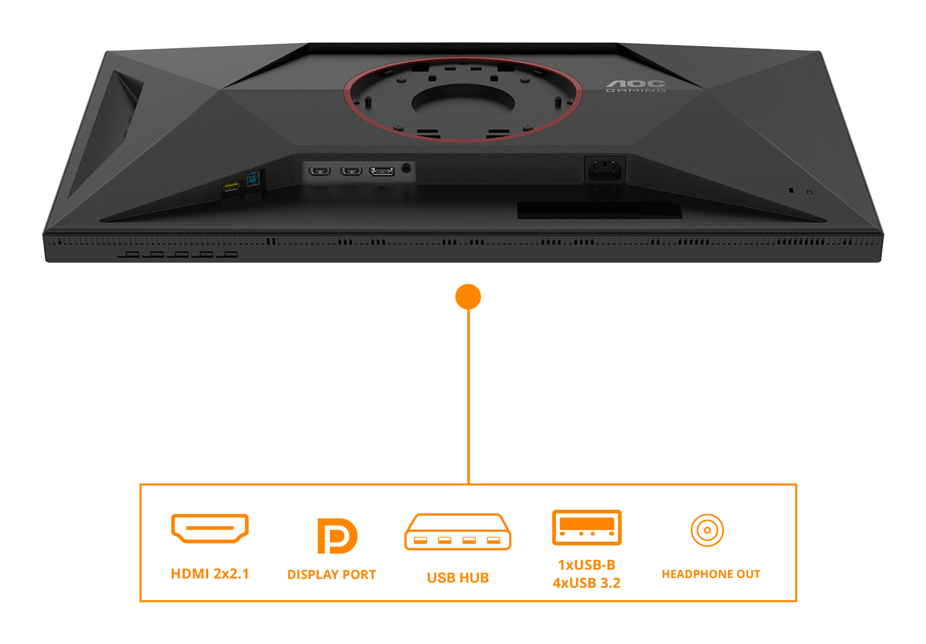 AOC 27 IPS MONITOR U27G4XM - Image 4