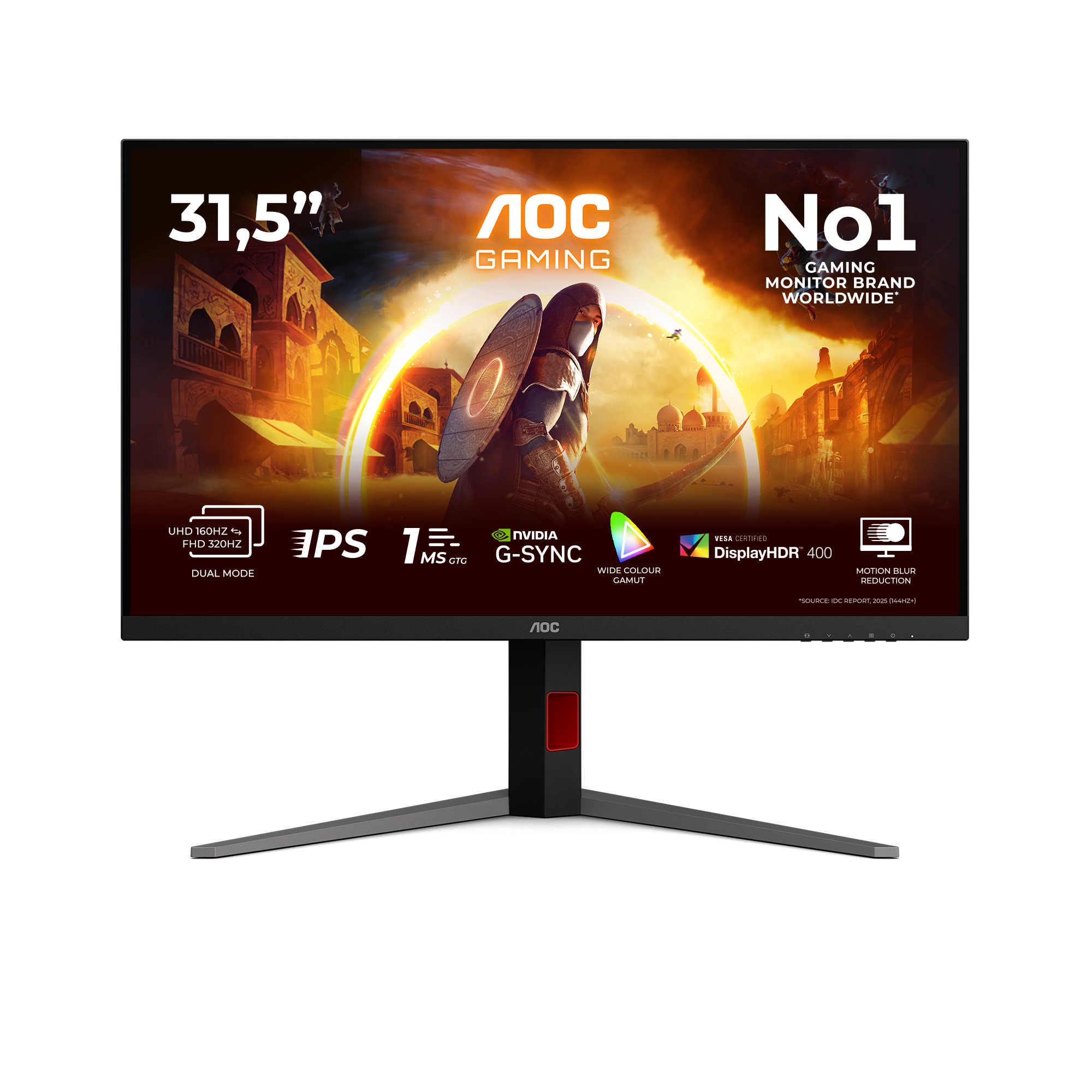 AOC 31.5 IPS MONITOR U32G4U