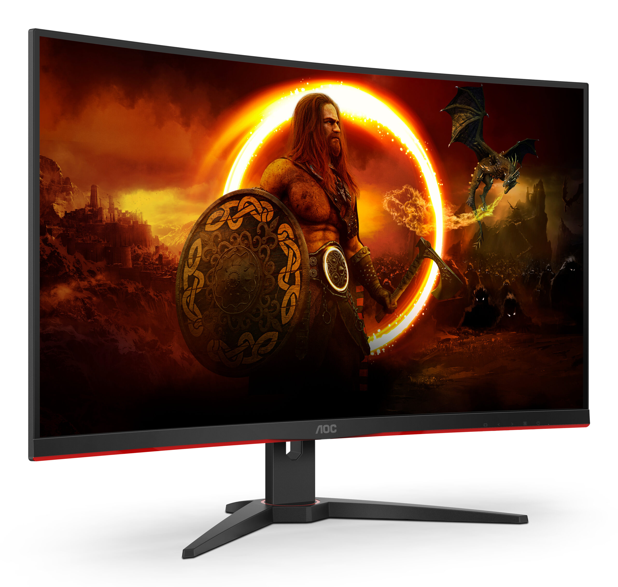 AOC 31.5 VA MON CURVED C32G2ZE/BK - Image 5