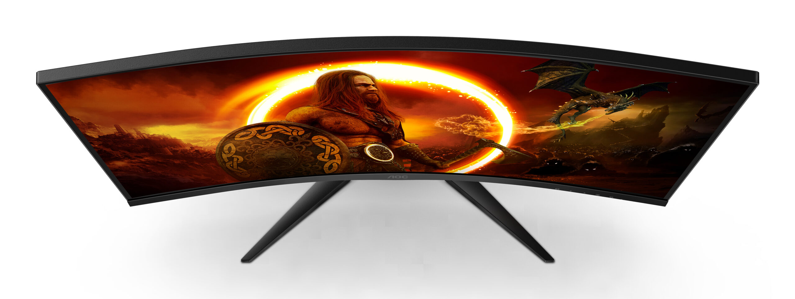 AOC 31.5 VA MON CURVED C32G2ZE/BK - Image 6