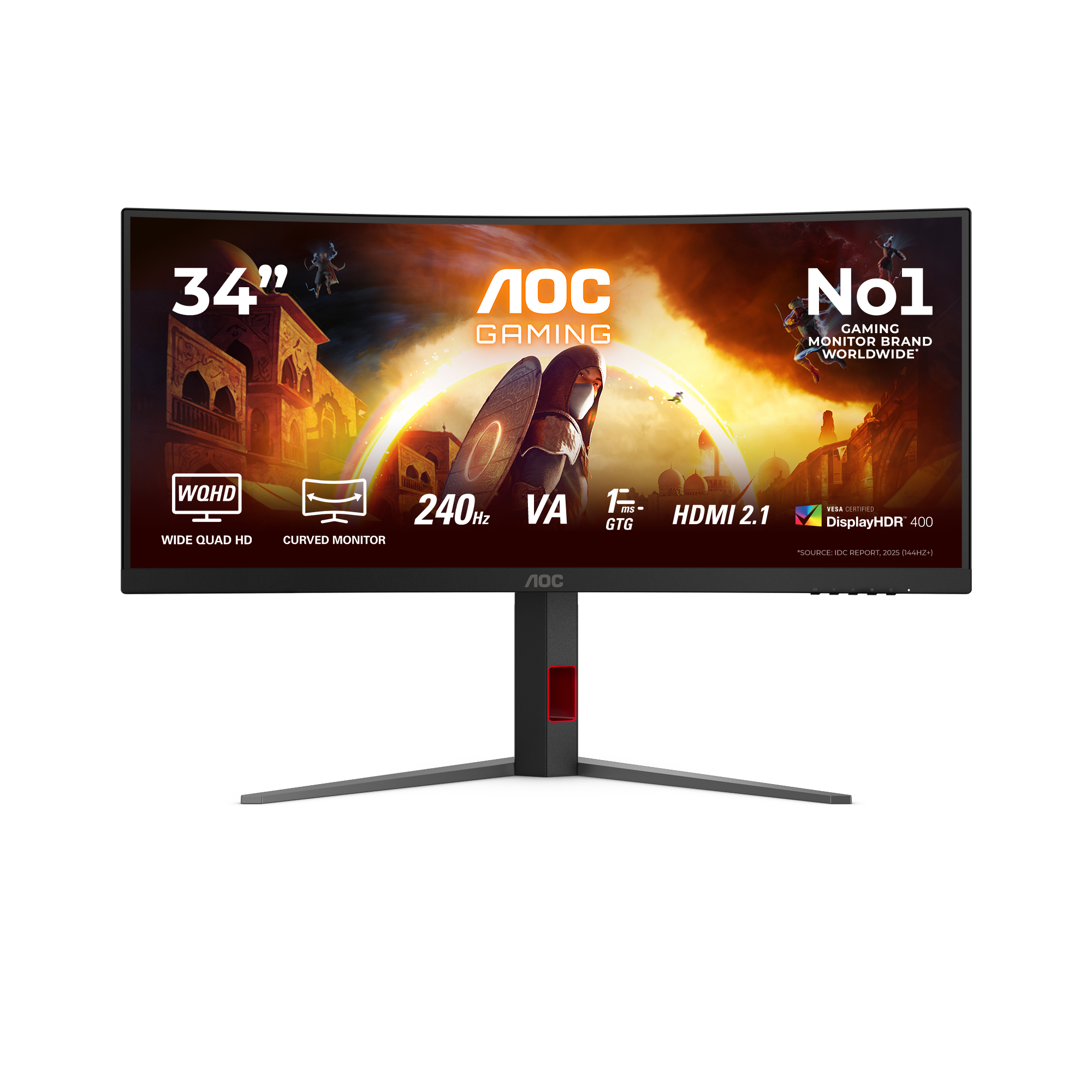 AOC 34 VA CURVED MONITOR CU34G4Z