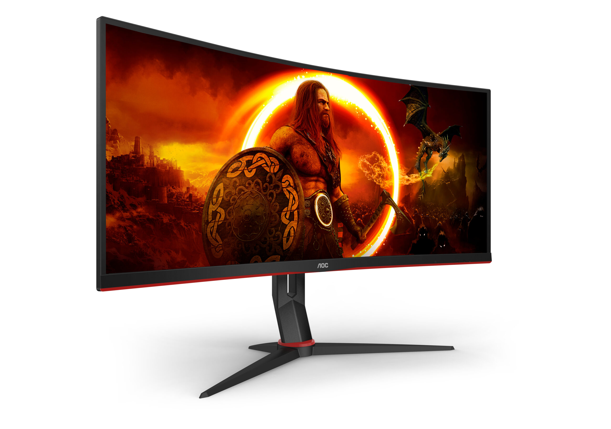 AOC 34 VA MON SPK CUR CU34G2XP/BK - Image 5