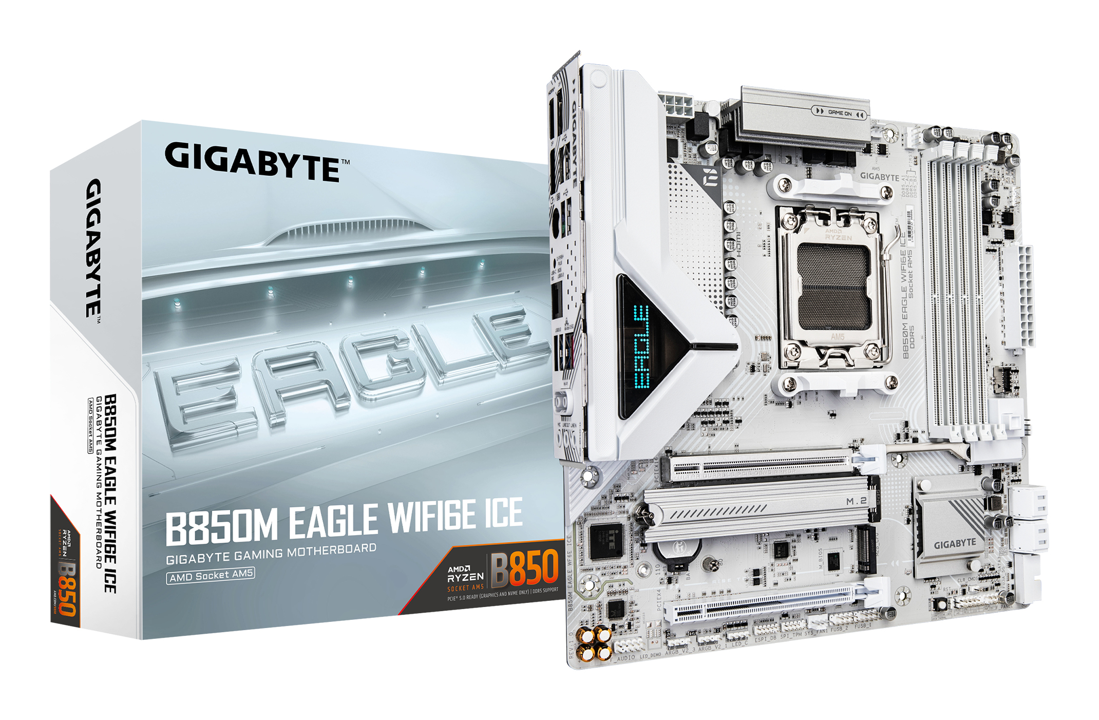 AORUS AM5 B850M EAGLE WIFI6E ICE M-ATX