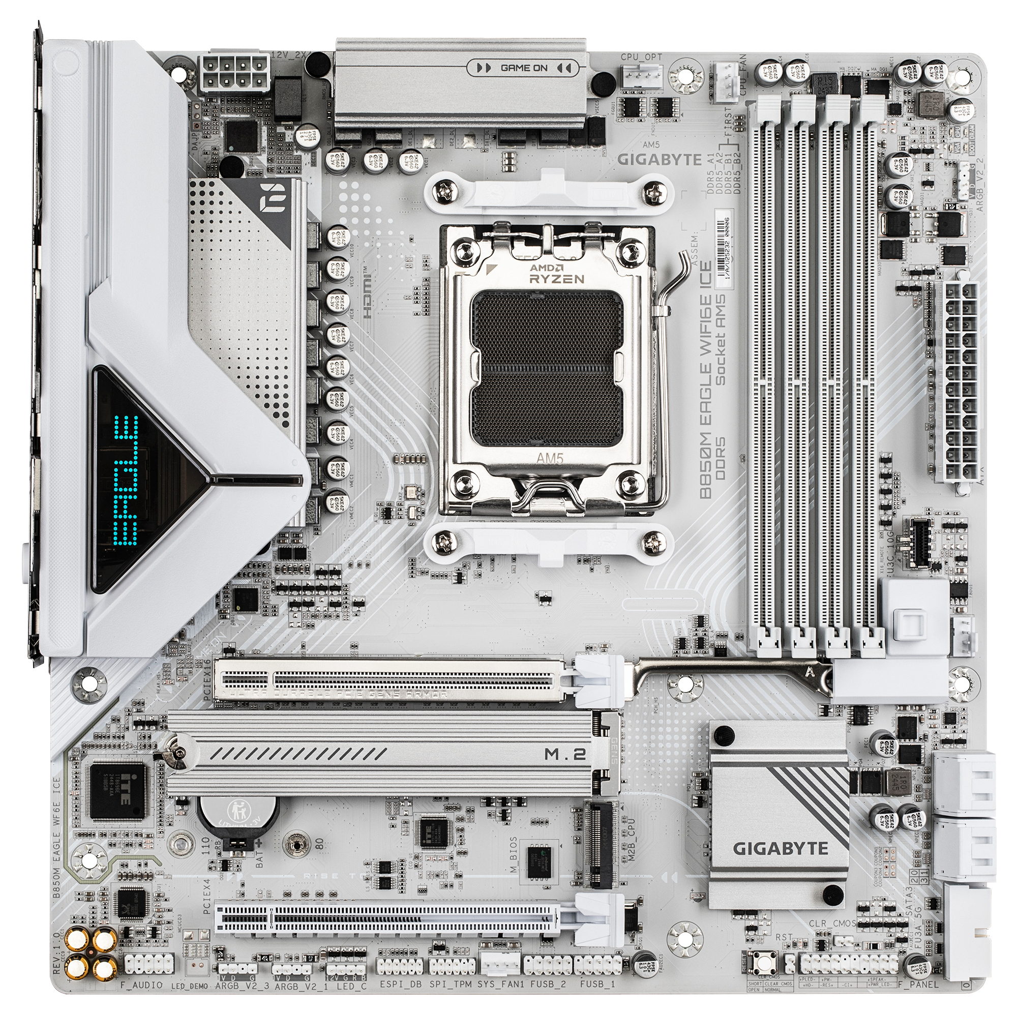 AORUS AM5 B850M EAGLE WIFI6E ICE M-ATX - Image 2