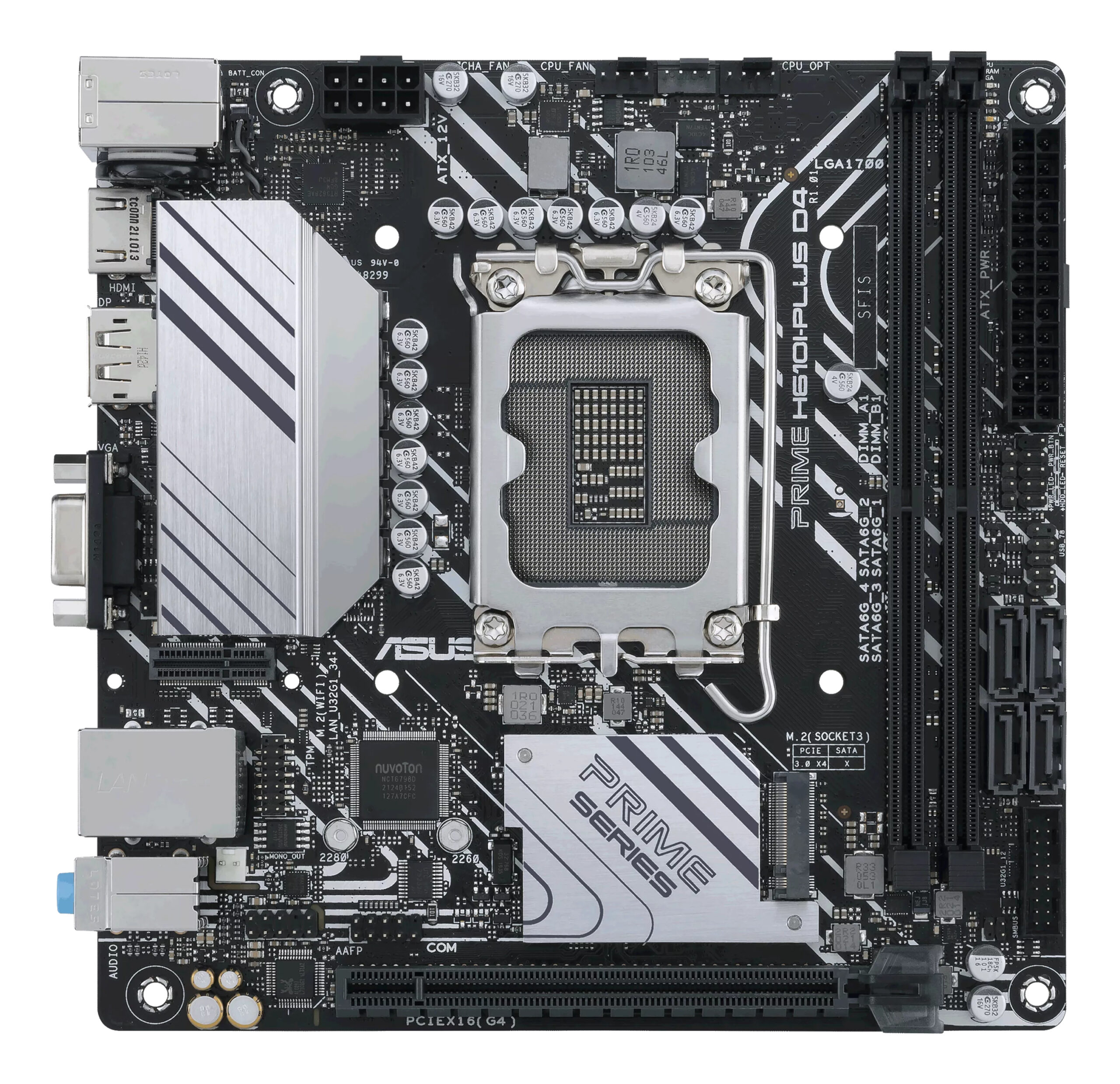 ASUS 1700 PRIME H610I-PLUS D4-CSM M-ITX - Image 2