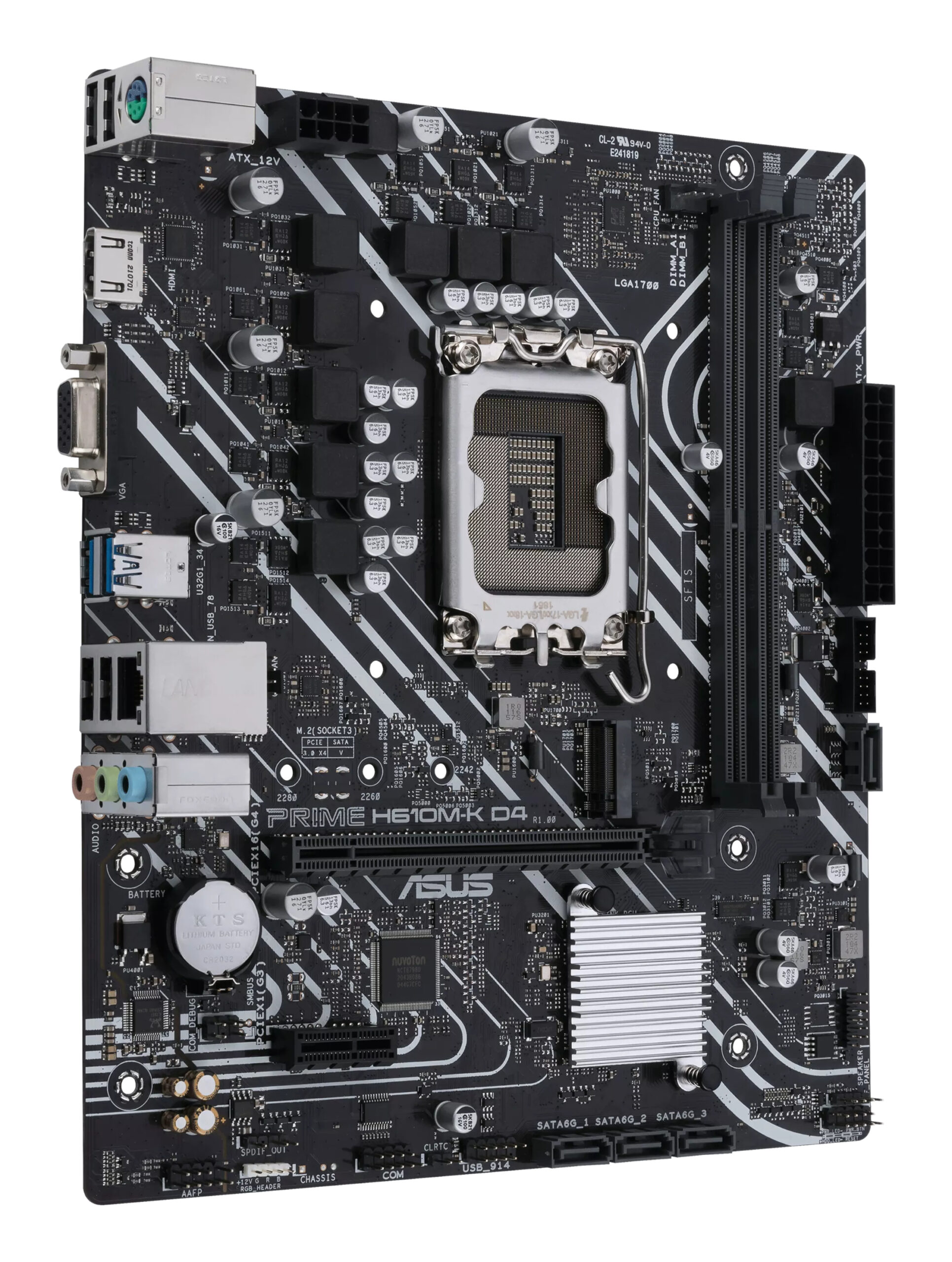 ASUS 1700 PRIME H610M-K D4 M-ATX - Image 3