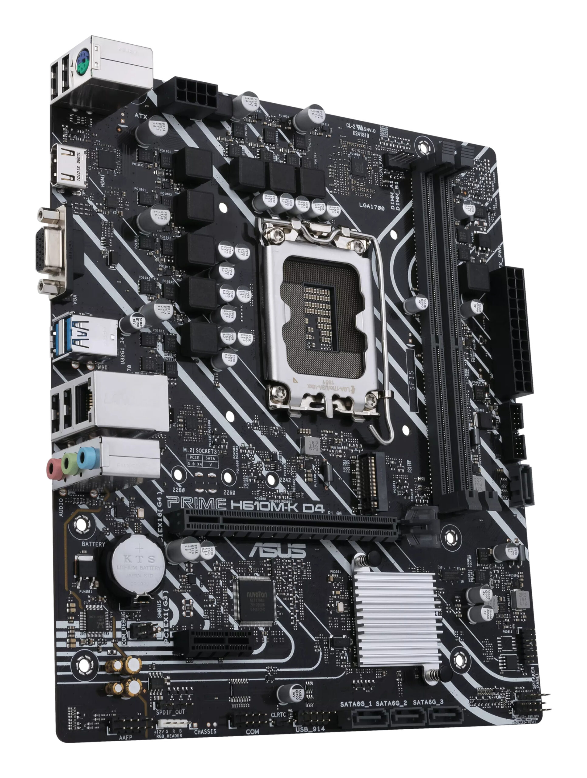 ASUS 1700 PRIME H610M-K D4 M-ATX - Image 4