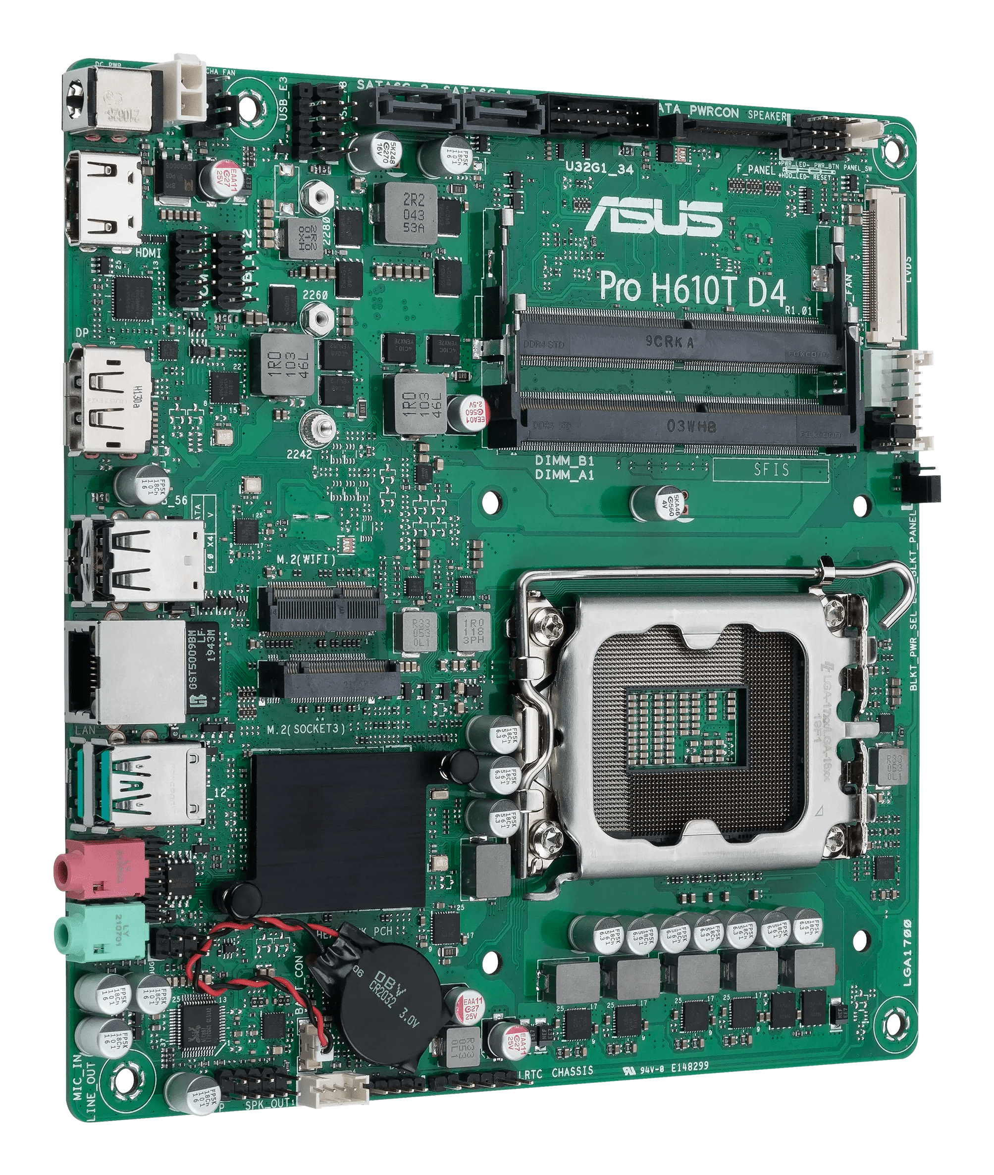 ASUS 1700 PRO H610T D4-CSM THIN M-ITX - Image 2