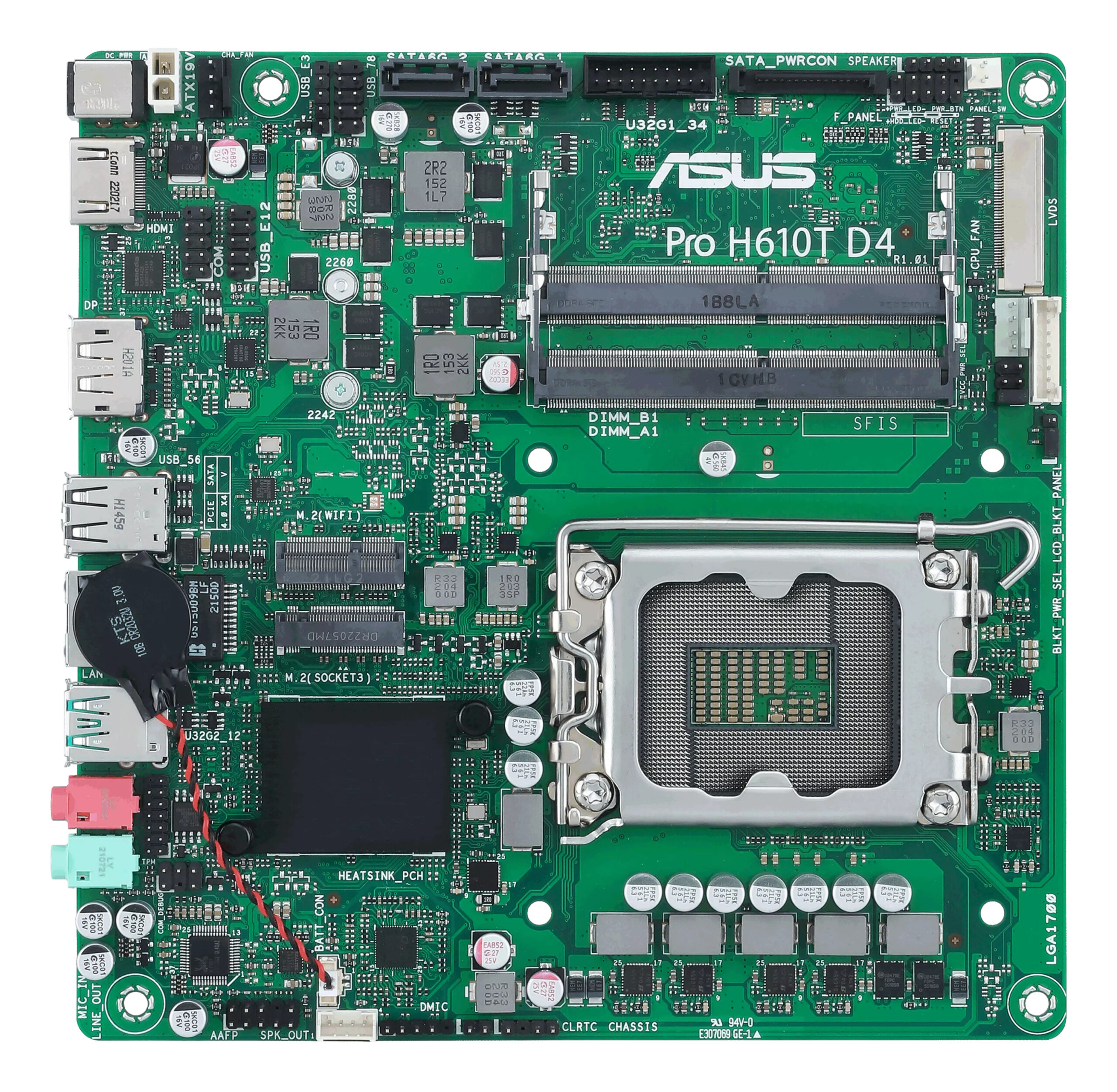 ASUS 1700 PRO H610T D4-CSM THIN M-ITX - Image 3