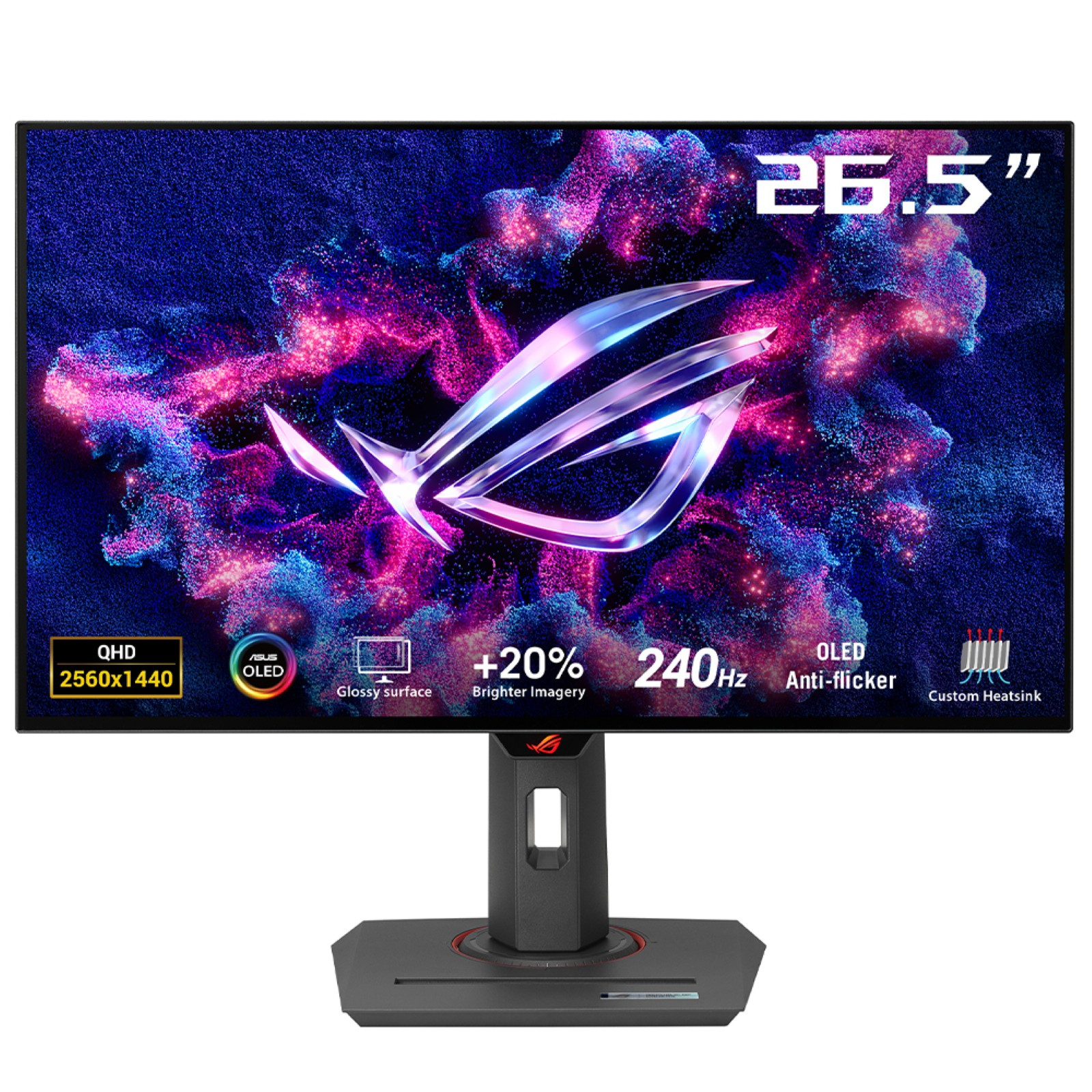 ASUS 26.5 OLED MONITOR XG27AQDMG