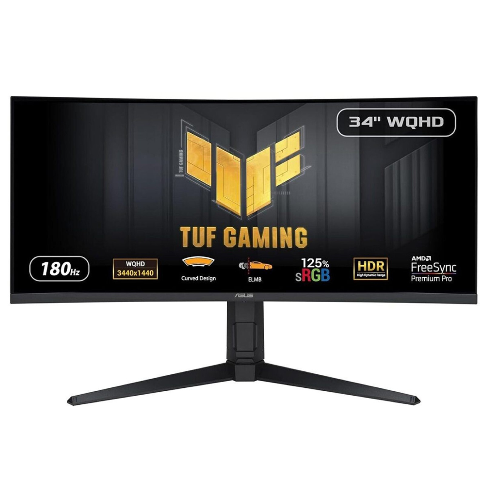 ASUS 34 IPS MON SPK CUR VG34VQL3A