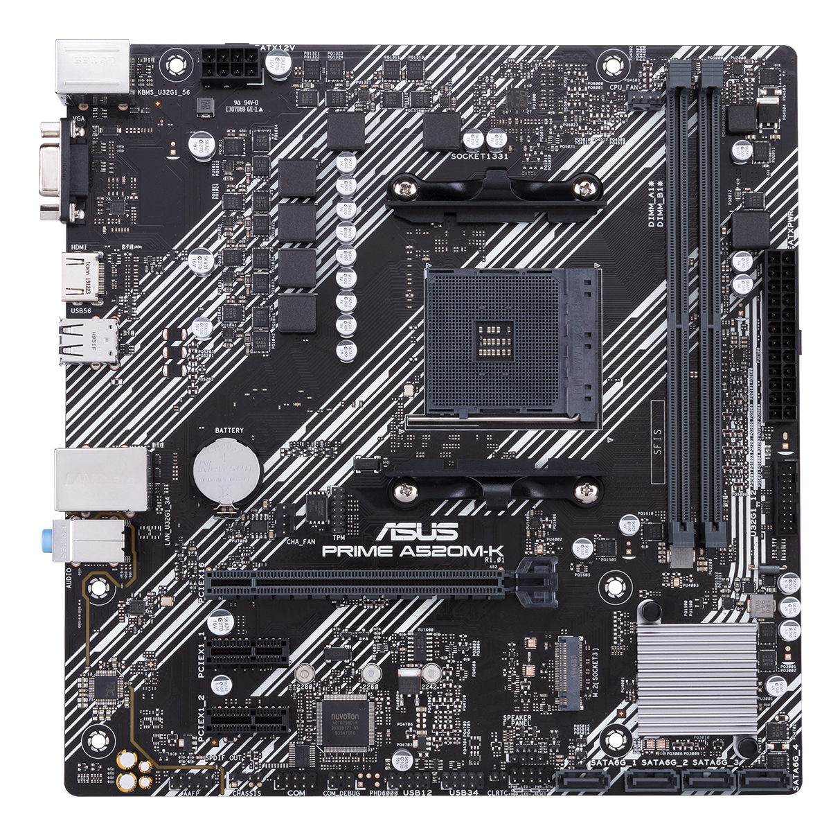 ASUS AM4 PRIME A520M-K M-ATX - Image 2