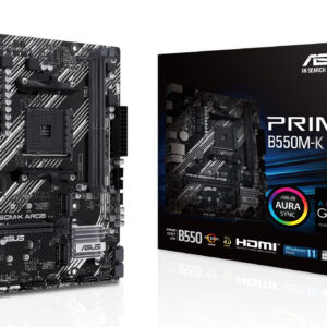 ASUS AM4 PRIME B550M-K ARGB M-ATX