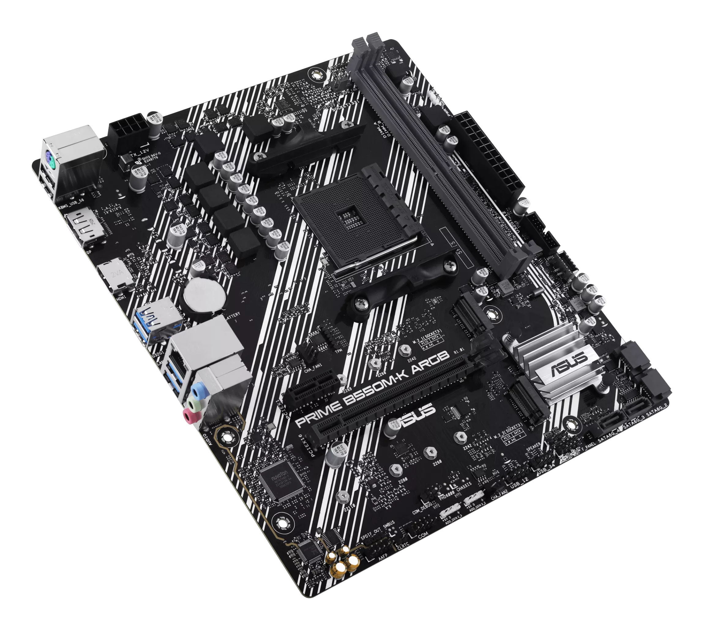 ASUS AM4 PRIME B550M-K ARGB M-ATX - Image 5