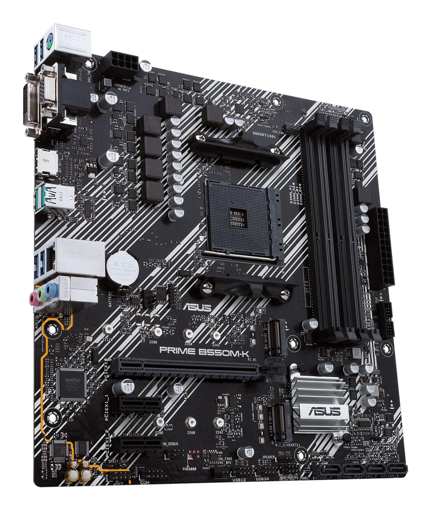 ASUS AM4 PRIME B550M-K M-ATX - Image 3