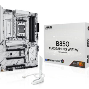 ASUS AM5 B850 MAX GAMING WIFI WHITE