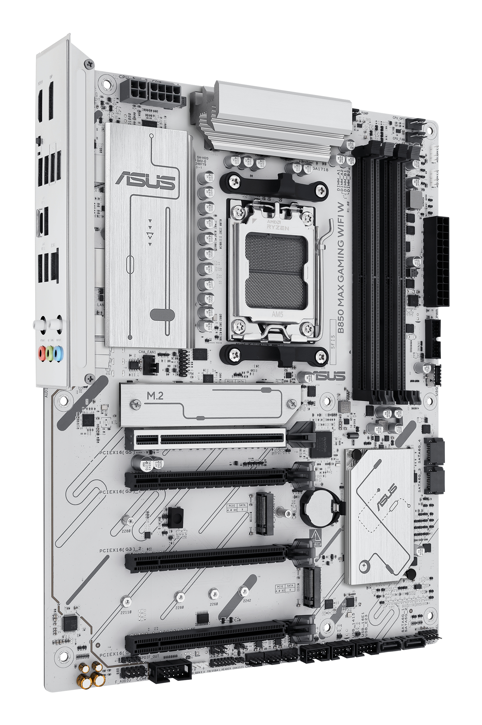 ASUS AM5 B850 MAX GAMING WIFI WHITE - Image 3