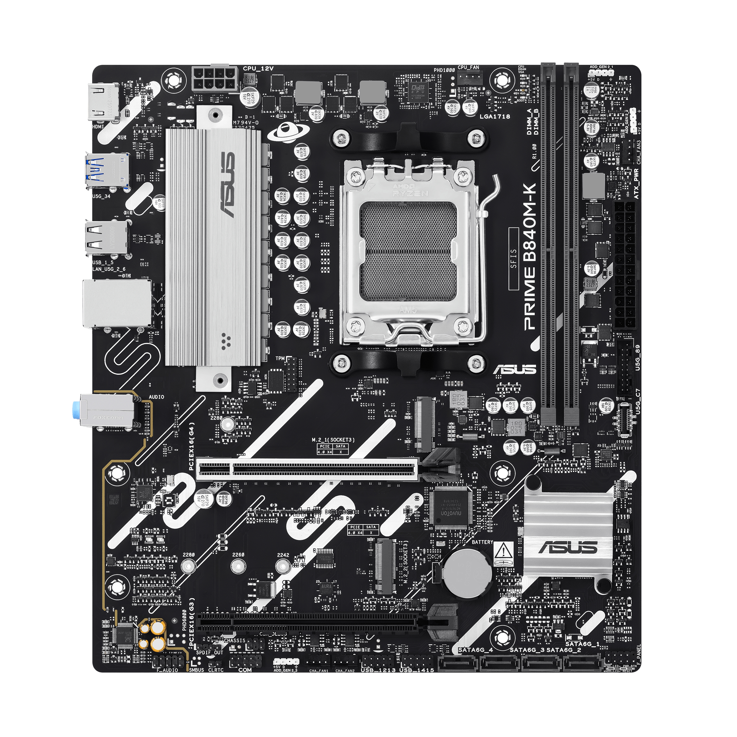 ASUS AM5 PRIME B840M-K M-ATX - Image 2
