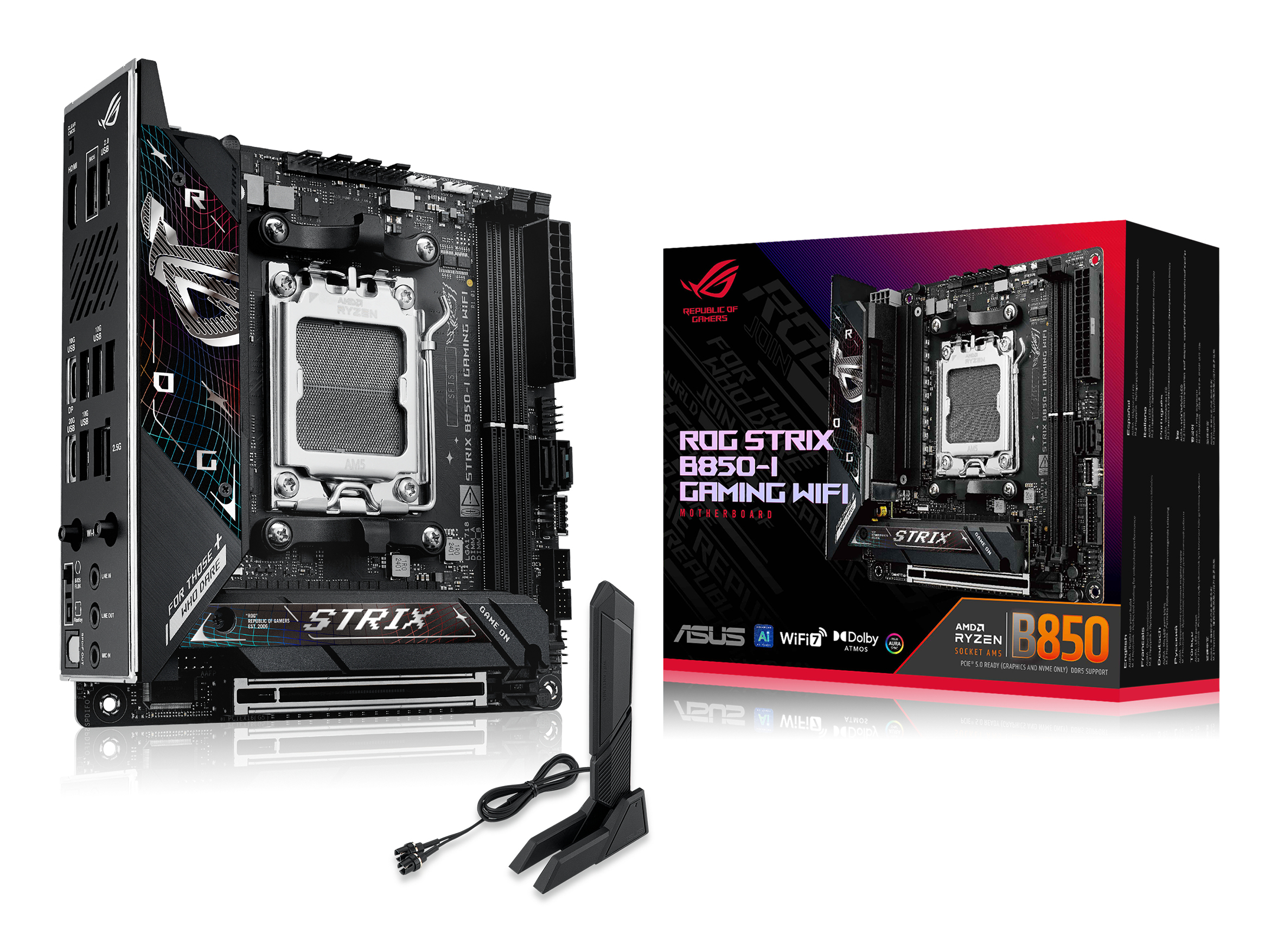 ASUS AM5 ROG STRIX B850-I GAMING WIFI