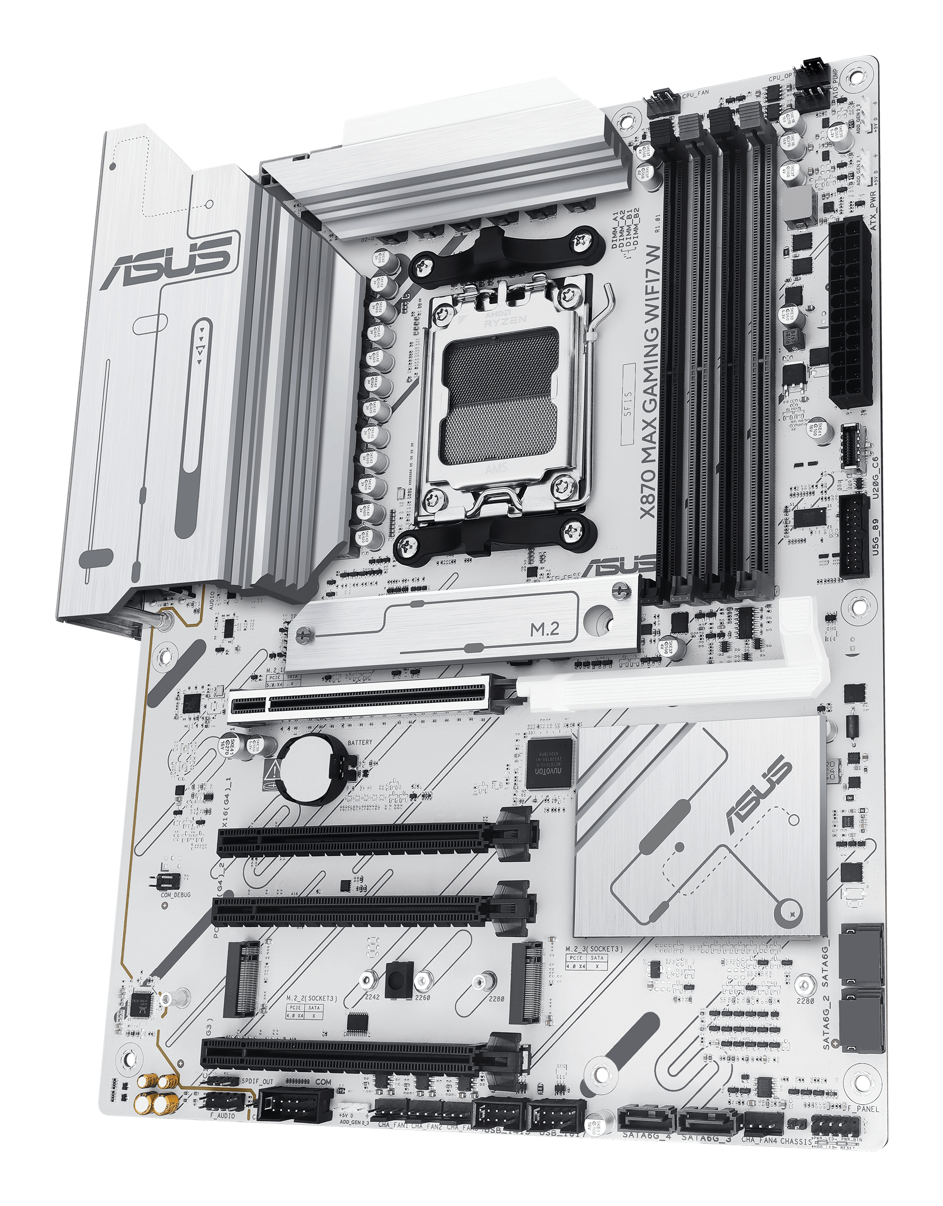 ASUS AM5 X870 MAX GAMING WIFI7 W WHITE - Image 5