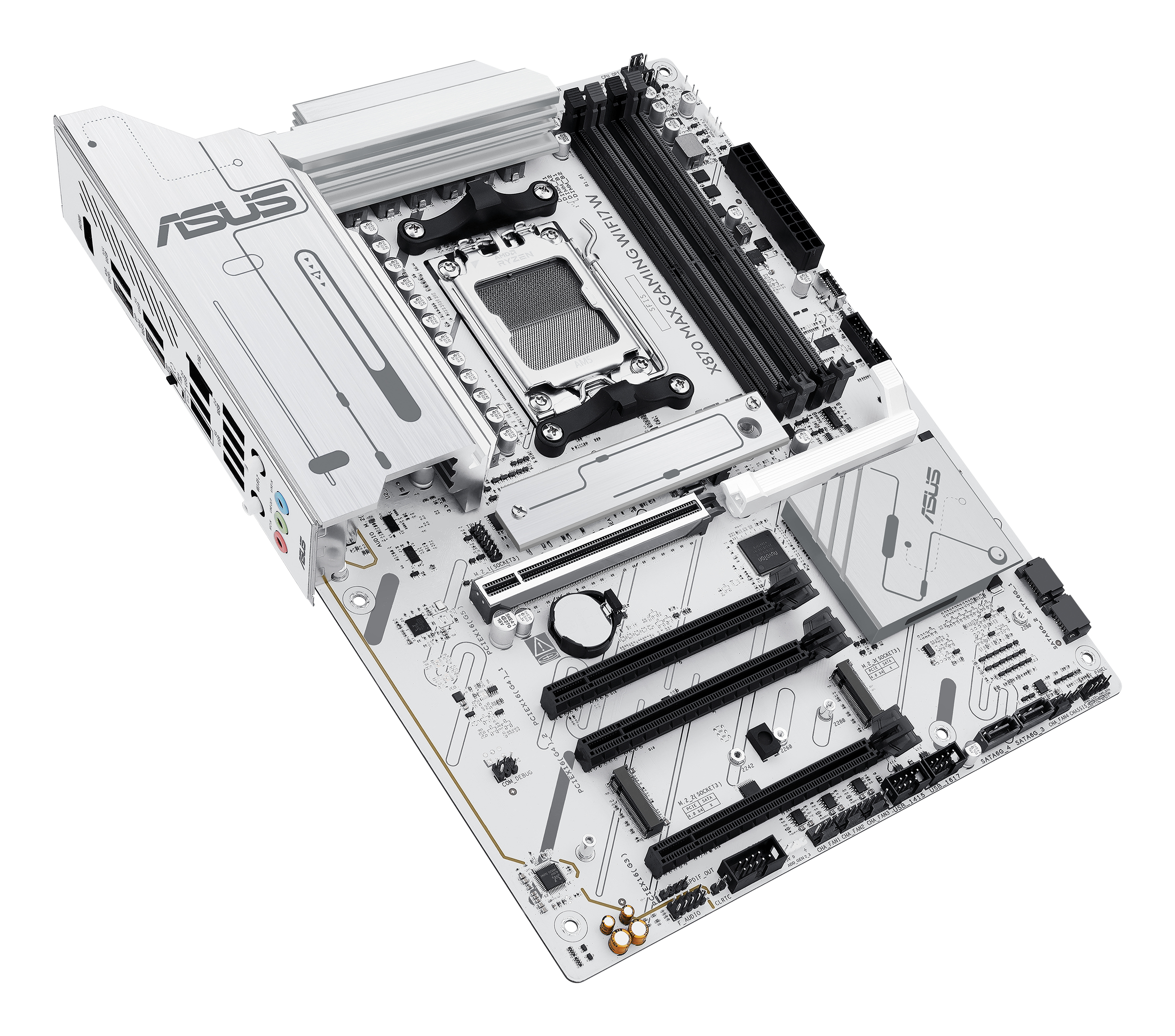 ASUS AM5 X870 MAX GAMING WIFI7 W WHITE - Image 6