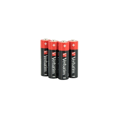 Verbatim (49501) AA Battery Alkaline 4 Pack Shrink Wrap - Image 2