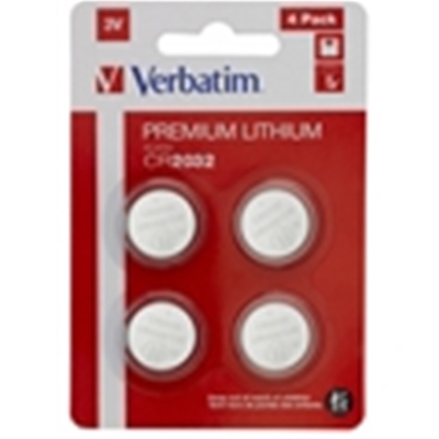 Verbatim (49533) CR2032 Battery Lithium 3V 4 Pack - Image 2