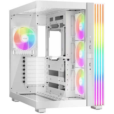 be quiet! BGW68 Light Base 600 LX Mid Tower Gaming Case, 1 x USB Type-C / 2 x USB 3.0, Tempered Glass Front & Side Window Panel, 4 x Light Wings ARGB Fans, ATX / M-ATX / Mini-ITX Compatible - Image 2