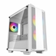 DeepCool CC360 ARGB WH, White, Mini Tower Chassis w/ Tempered Glass Window, 3x 120mm ARGB Fans, USB 3.0, mATX/mITX - Image 3