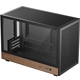 DeepCool CH260 Micro-ATX Mini Tower PC Gaming Case, Wood, Tempered Glass Side Panel USB Type-C High Airflow Supports ATX PSU & RTX GPUs Black - Image 3